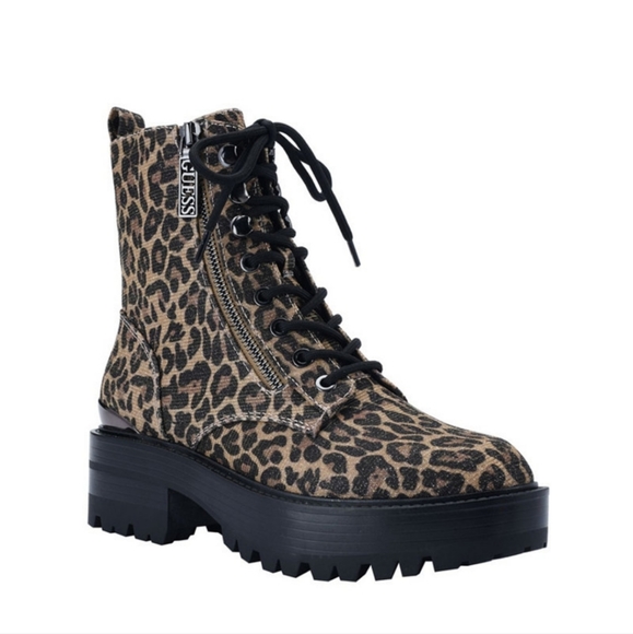 Guess Shoes - GUESS NWT WOMENS FEARN LUG SOLE LACE UP BOOTIES